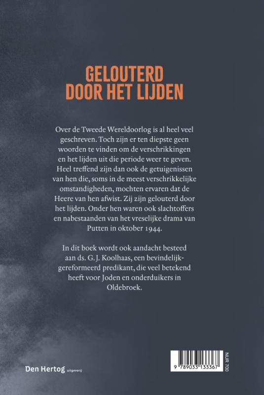 Achterkant van Gelouterd door het lijden