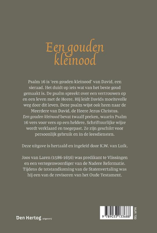 Achterkant van Een gouden kleinood