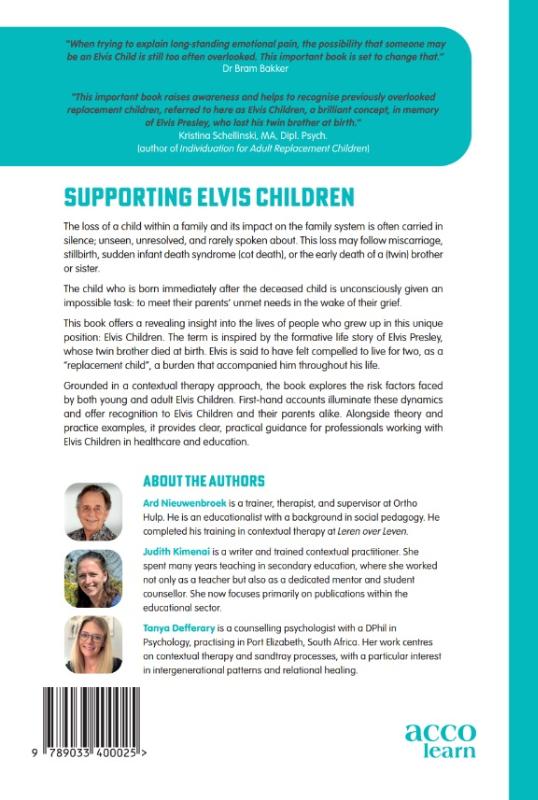 Achterkant van Supporting Elvis Children