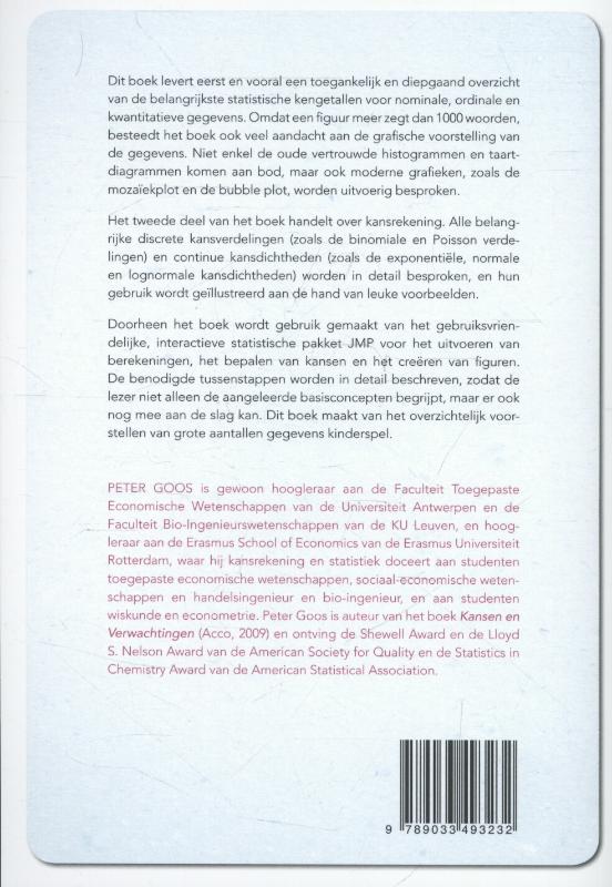 Achterkant van Beschrijvende statistiek en kansrekenen