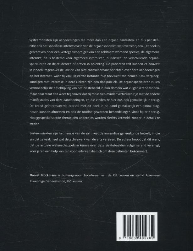 Achterkant van Handboek systeemziekten