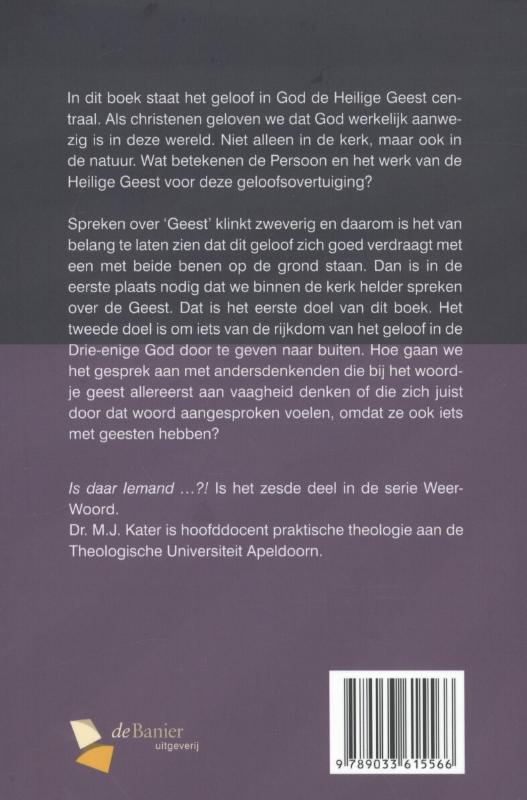 Achterkant van Is daar iemand...?!