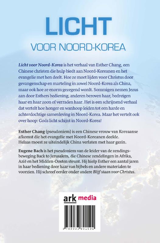 Achterkant van Licht voor Noord-Korea