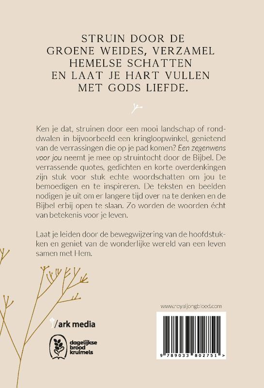 Achterkant van Een zegenwens voor jou