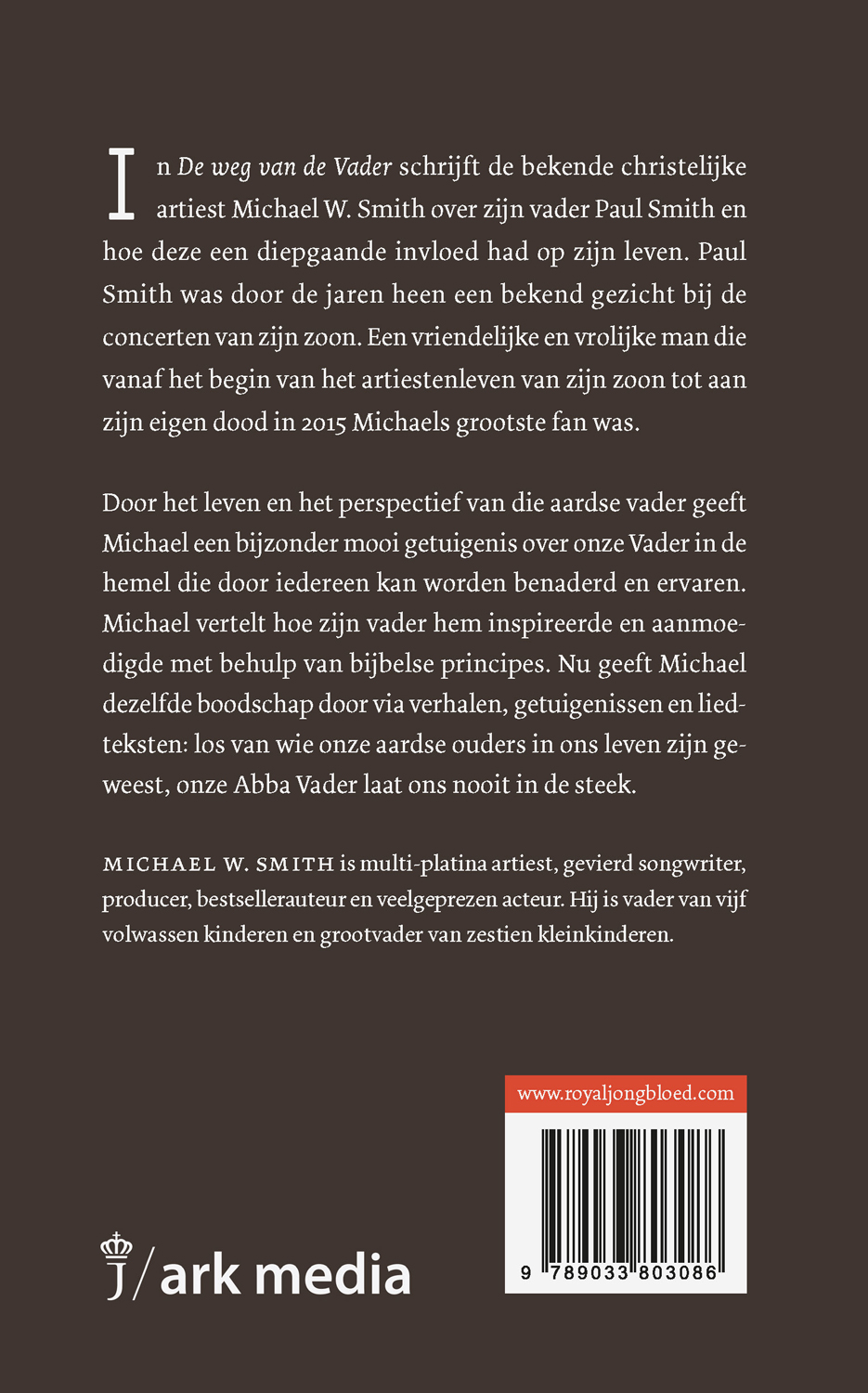 Achterkant van De weg van de Vader