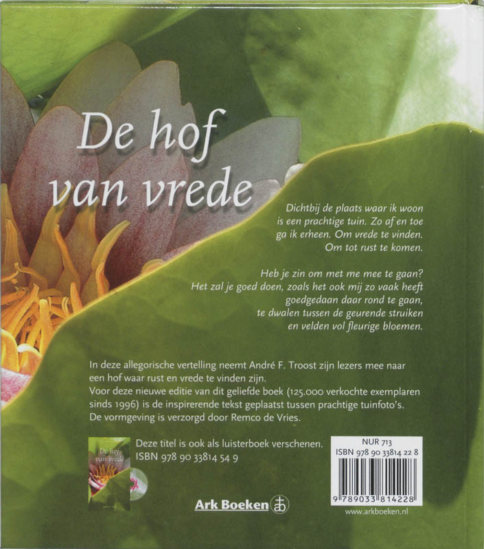 Achterkant van De hof van vrede