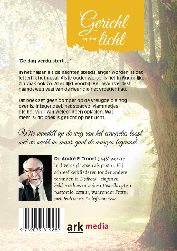 Achterkant van Gericht op het licht