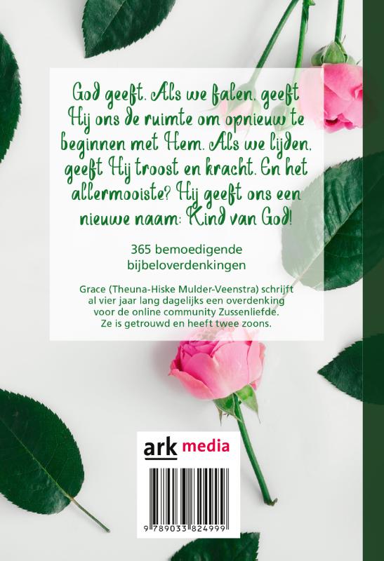 Achterkant van God geeft