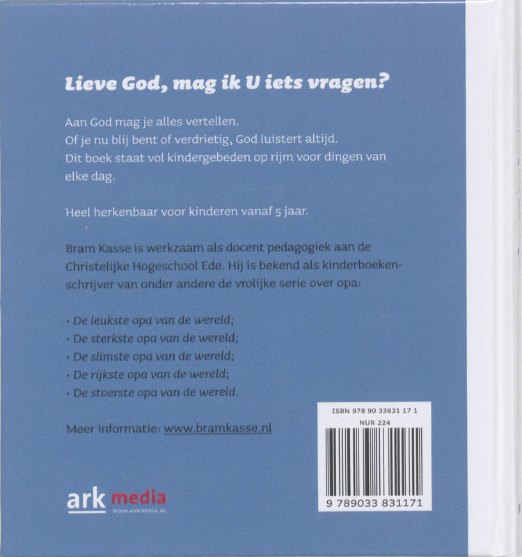 Achterkant van Lieve God, mag ik U iets vragen?