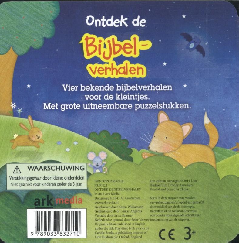 Achterkant van Ontdek de Bijbelverhalen