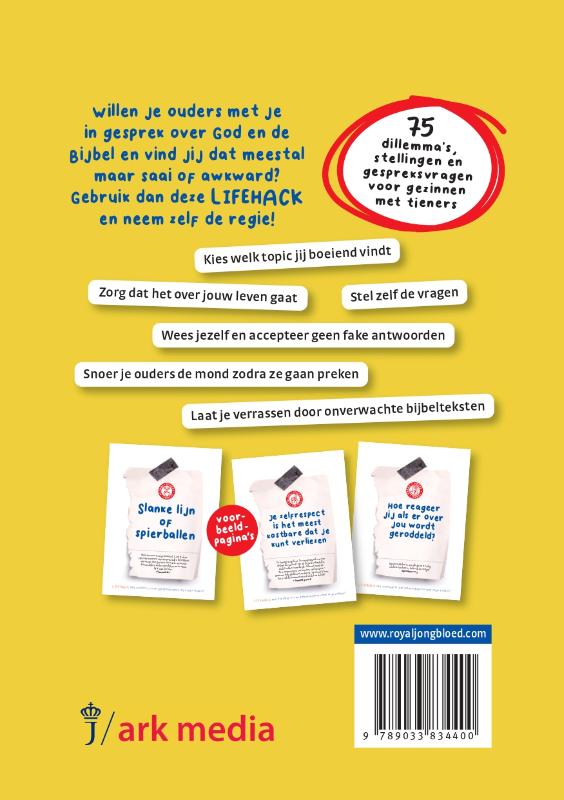 Achterkant van Lifehack