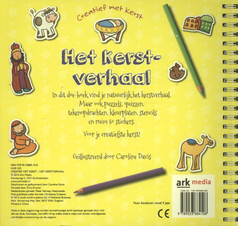 Achterkant van Het kerstverhaal