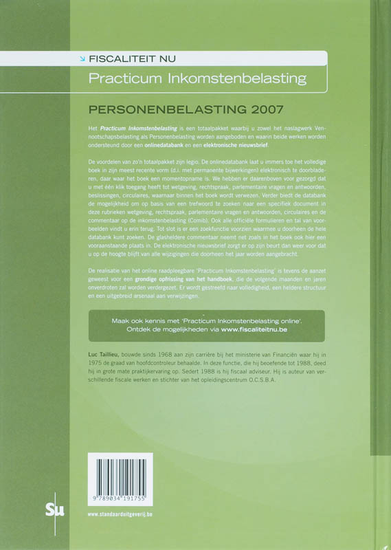 Achterkant van 2007