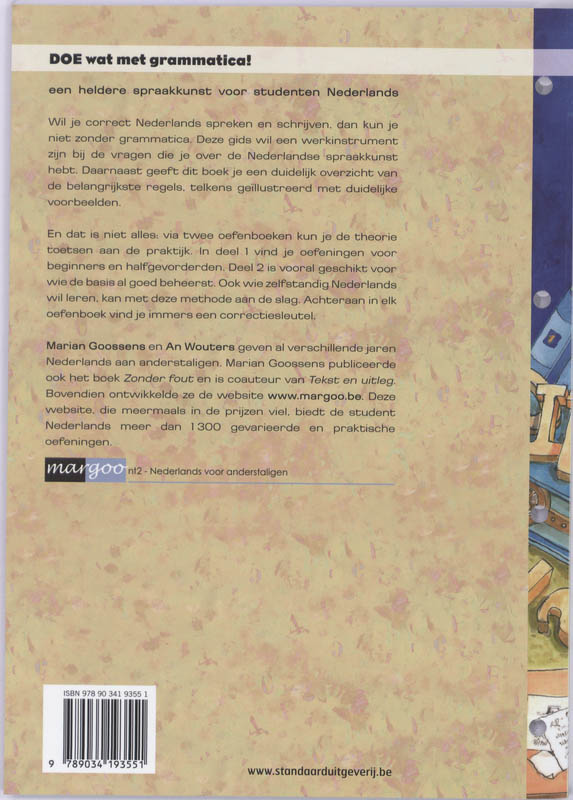Achterkant van Oefenboek 1