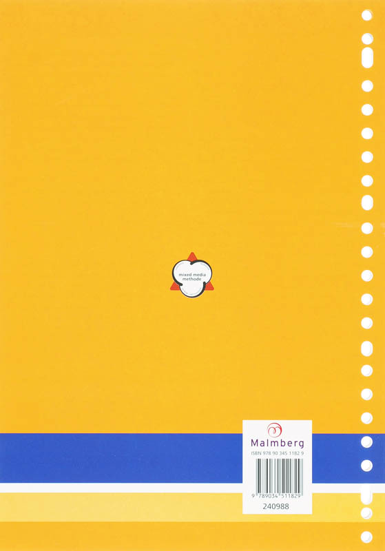 Achterkant van Werkboek