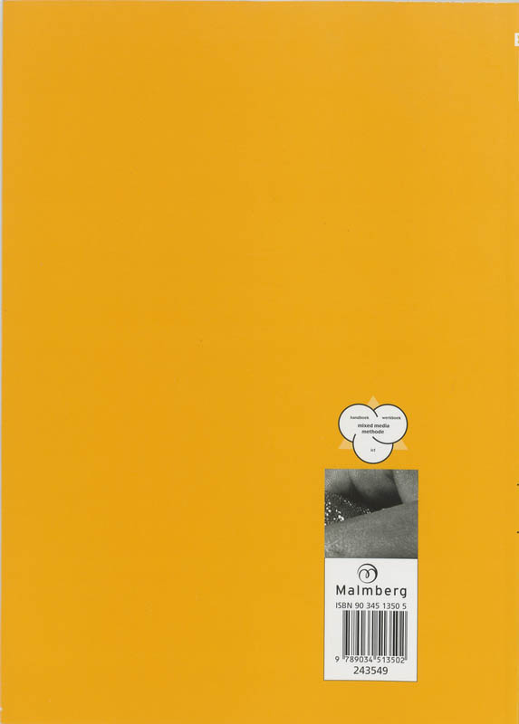 Achterkant van antwoordenboek