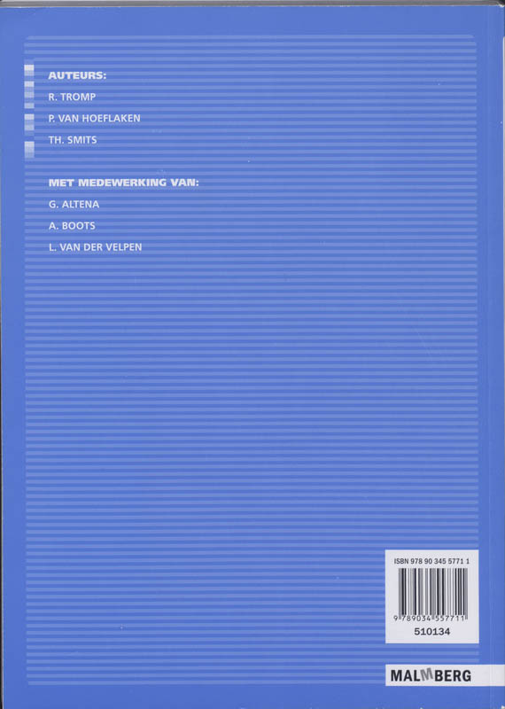 Achterkant van Uitwerkingenboek A