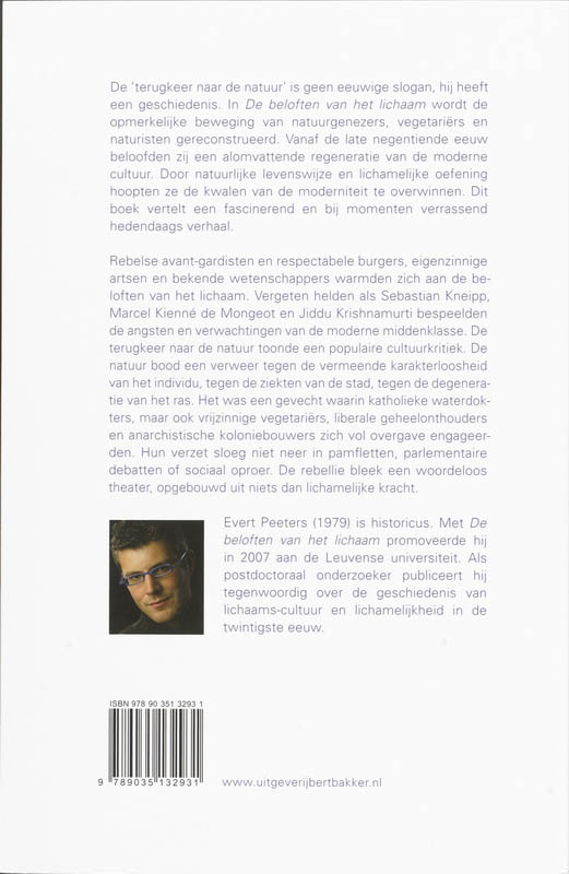 Achterkant van Beloften van het lichaam
