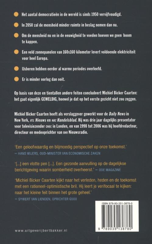 Achterkant van Het gaat geweldig