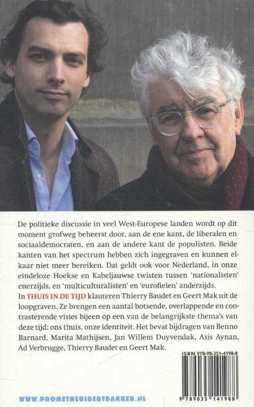 Achterkant van Thuis in de tijd