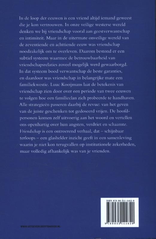 Achterkant van Vriendschap