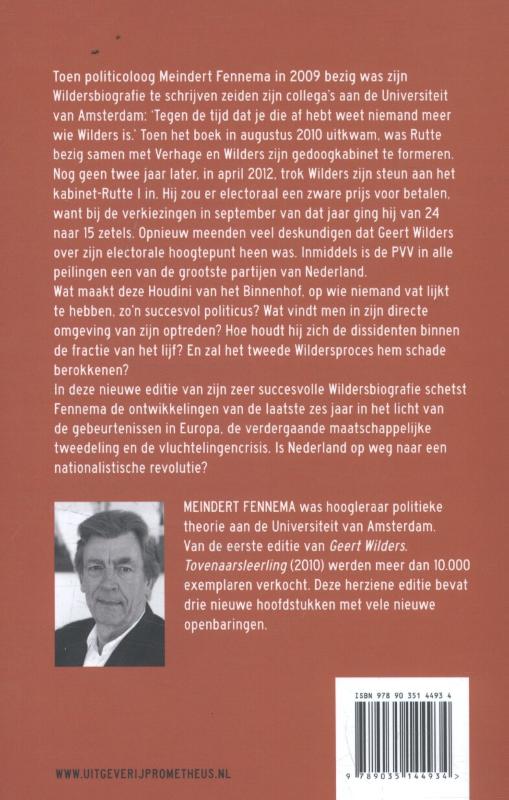 Achterkant van Geert Wilders