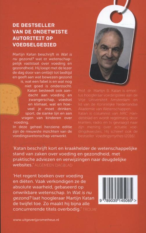 Achterkant van Wat is nu gezond?