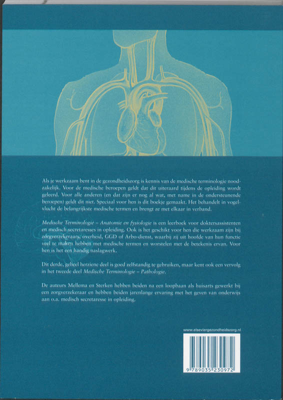 Achterkant van anatomie en fysiologie