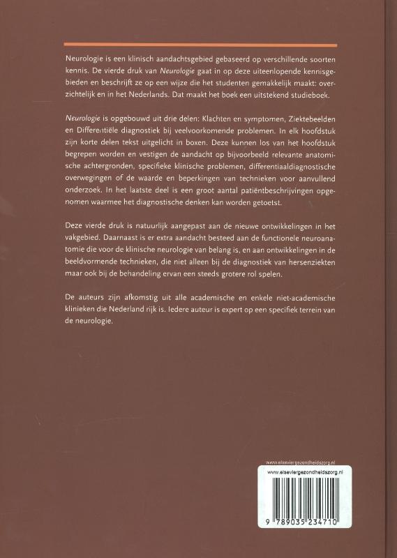 Achterkant van Neurologie