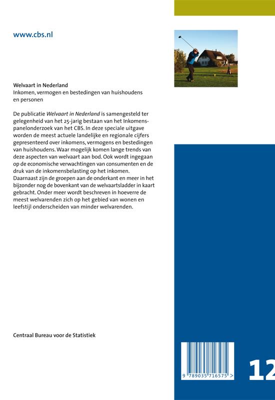 Achterkant van Welvaart in Nederland