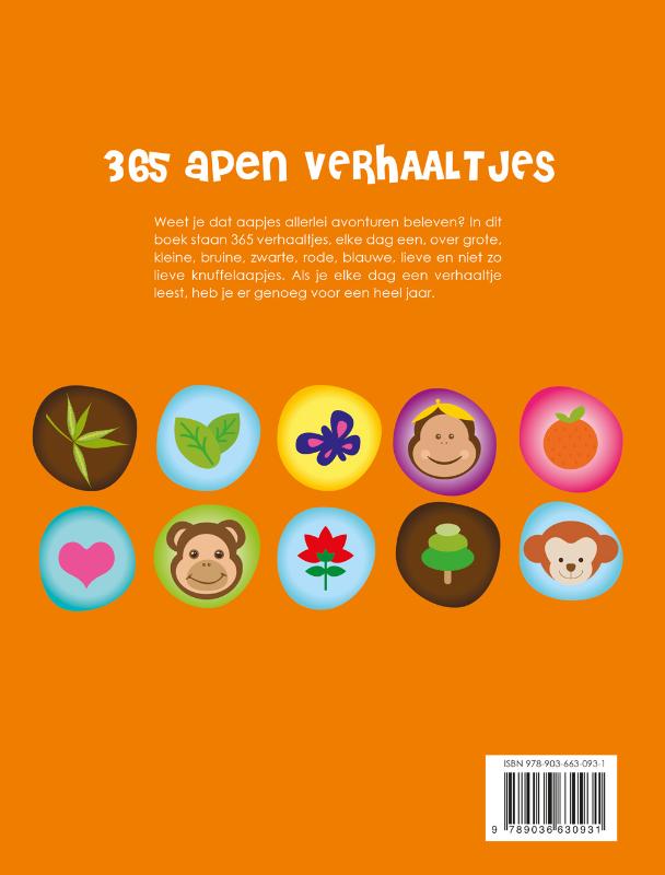 Achterkant van 365 apen