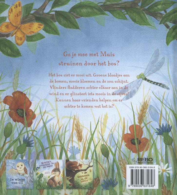 Achterkant van De zonnige zomer van Muis