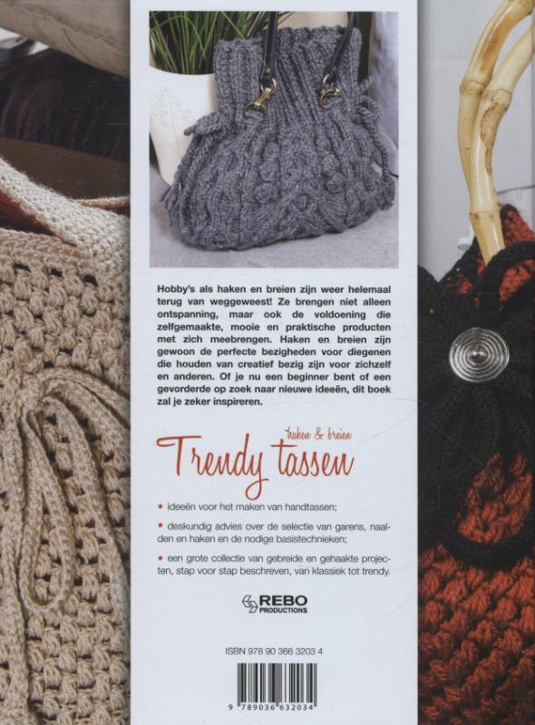 Achterkant van Trendy tassen