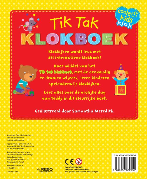 Achterkant van Tik tak klokboek