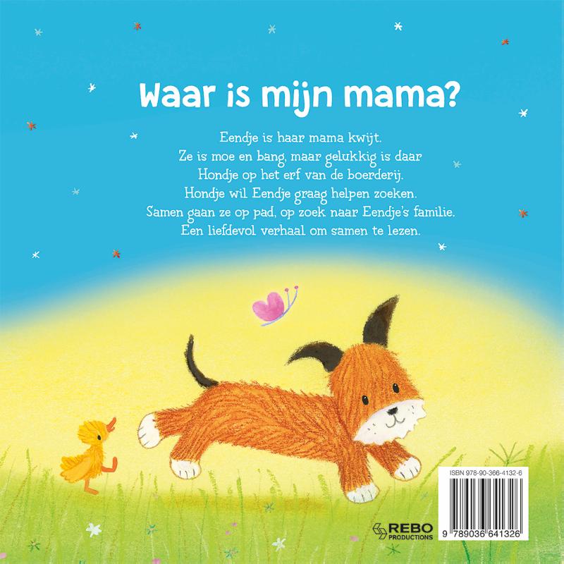 Achterkant van Waar is mijn mama?