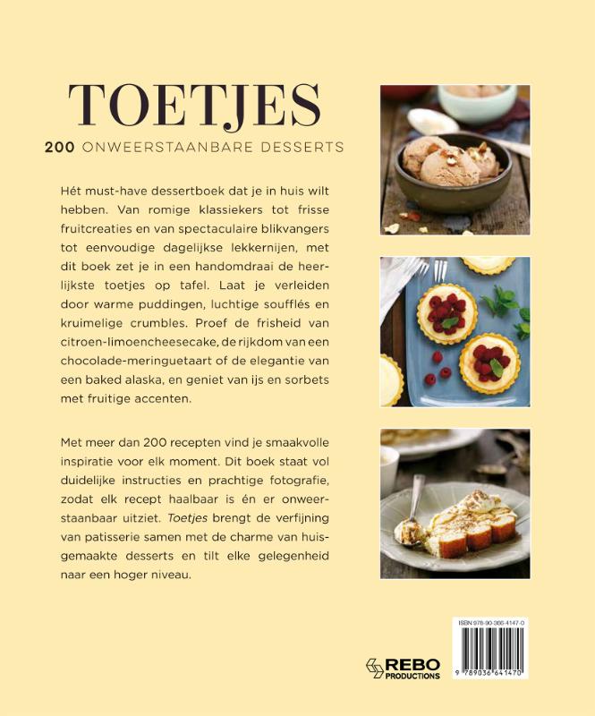 Achterkant van Toetjes