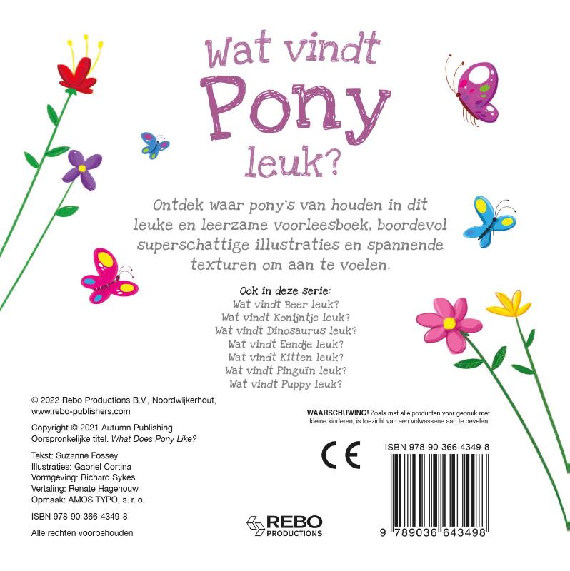 Achterkant van Wat vindt pony leuk?