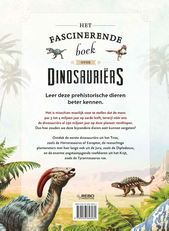 Achterkant van Het fascinerende boek over dinosauriërs