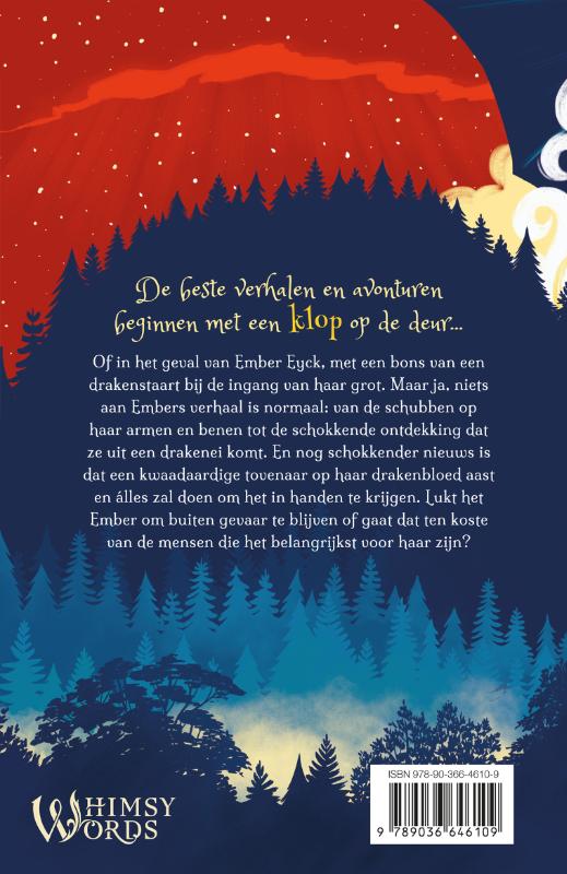 Achterkant van Ember Eyck 1 – Ember Eyck en de jacht op het drakenbloed