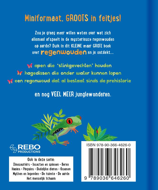 Achterkant van Het kleine maar grote boek over regenwouden