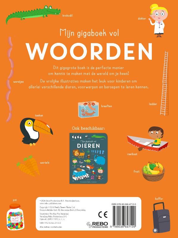 Achterkant van Mijn gigaboek vol woorden