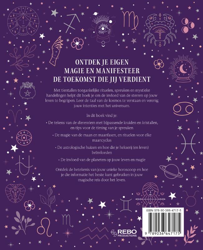 Achterkant van The witch guide astrologie