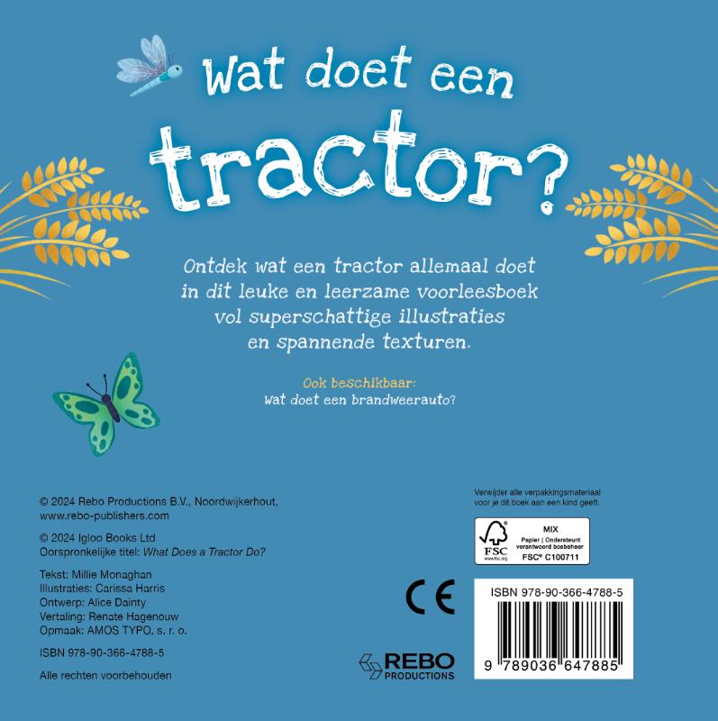 Achterkant van Wat doet een tractor?