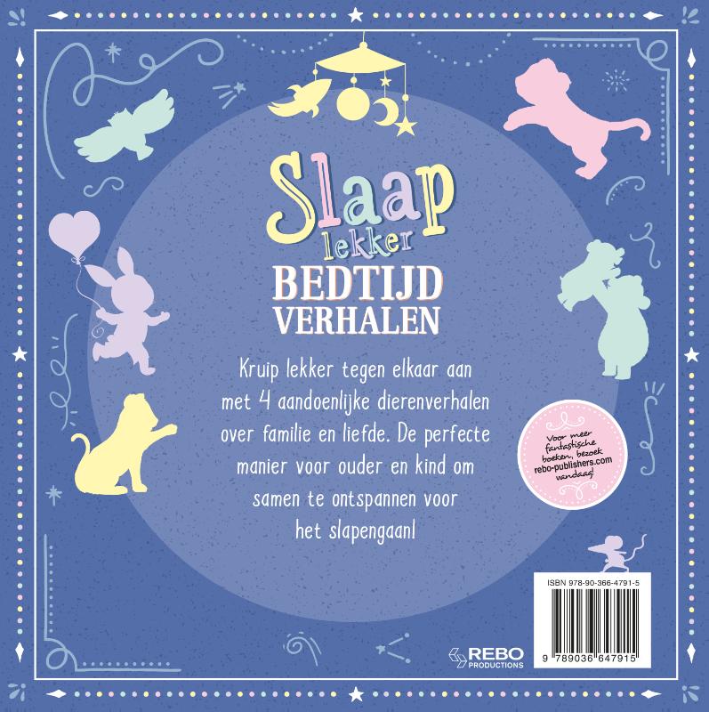 Achterkant van Slaap lekker bedtijdverhalen