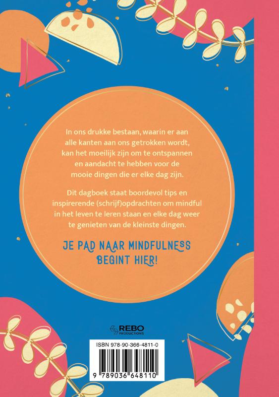 Achterkant van Mindfulness voor elke dag journal