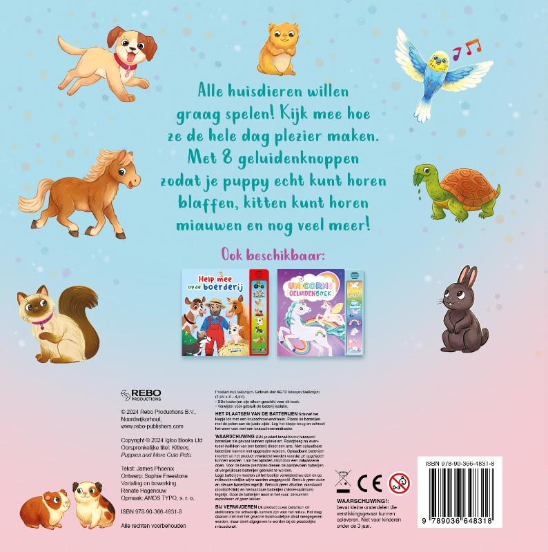 Achterkant van Kittens, puppy's en andere schattige huisdieren