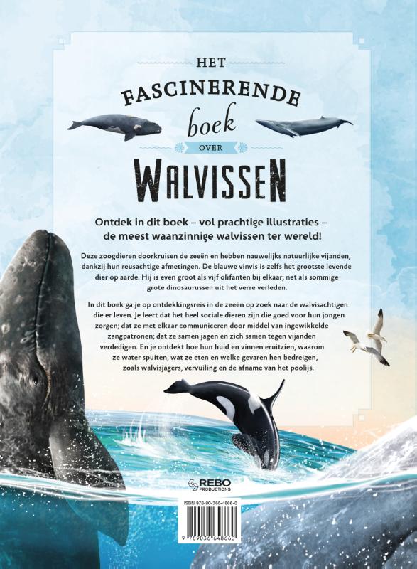 Achterkant van Het fascinerende boek over walvissen