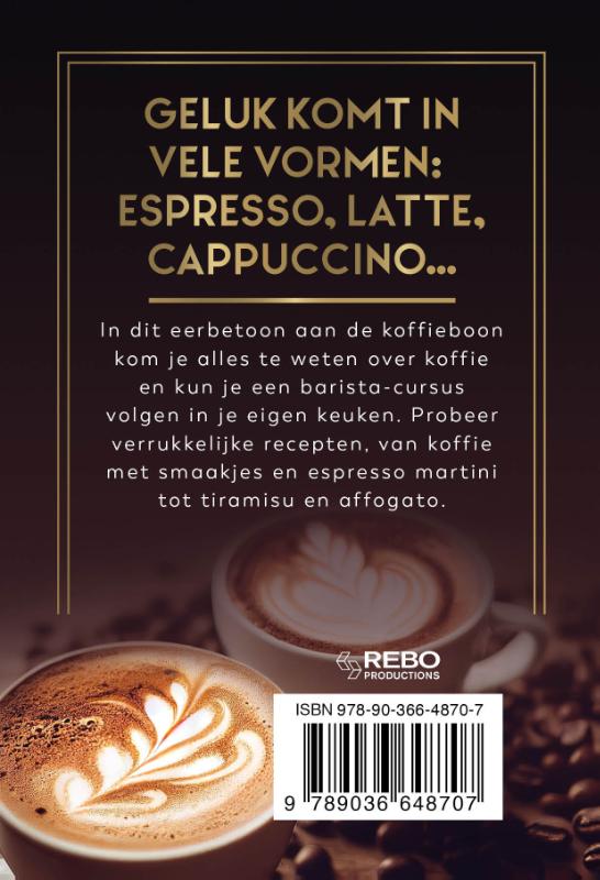 Achterkant van Het kleine boek voor koffielovers