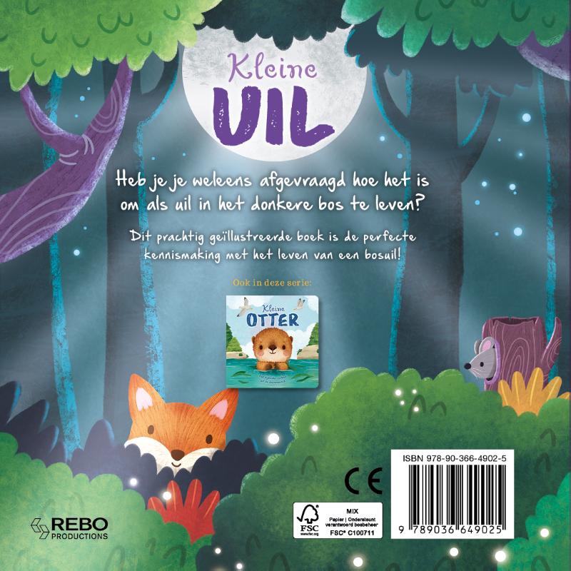 Achterkant van Kleine uil