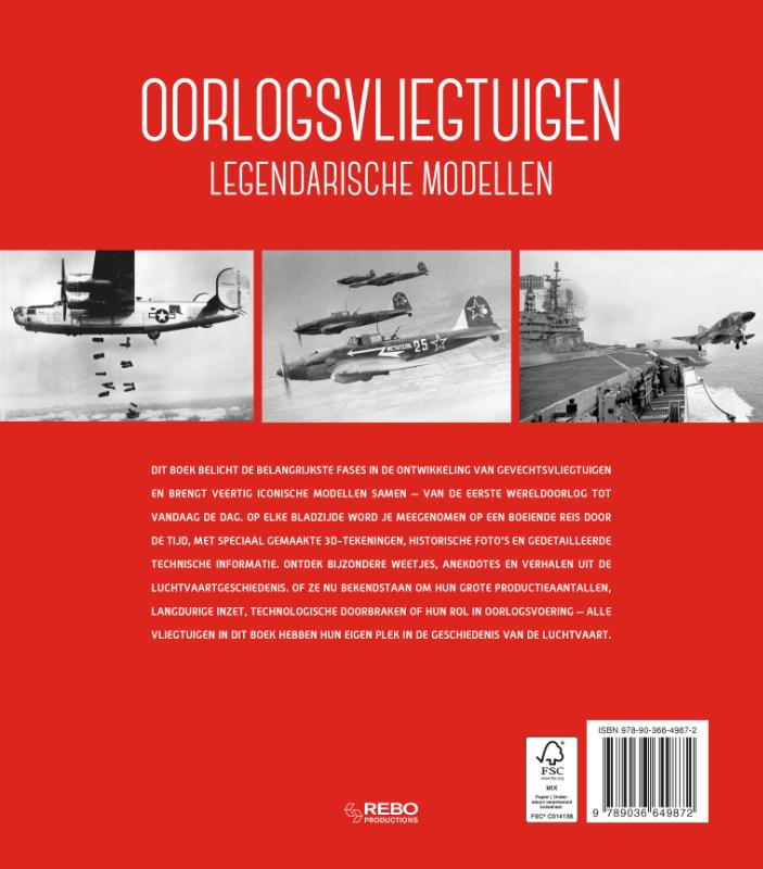 Achterkant van Oorlogsvliegtuigen